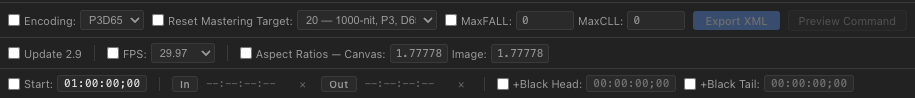 Metafier toolbar