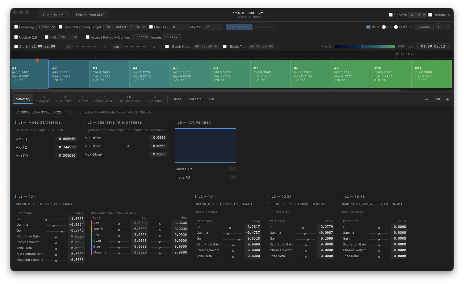 Luminary interface